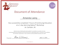 amanda lynn's certificate of attendance